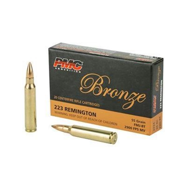 PMC BRNZ 223REM 55GR FMJ - 220 Rounds
