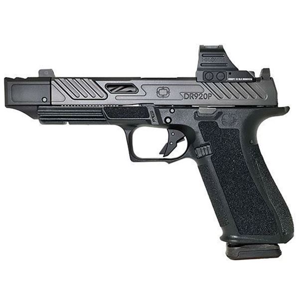SHAS DR920P 9MM 4.5" BLK ELITE OPTIC SLIDE W/HOLO