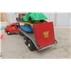 Image 16 : Lincoln Auto Transport Truck and Trailer Pressed Metal 1940s or 1950s 25" Plus 3 Plastic Cars