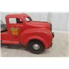 Image 3 : Lincoln Auto Transport Truck and Trailer Pressed Metal 1940s or 1950s 25" Plus 3 Plastic Cars