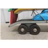 Image 6 : Lincoln Auto Transport Truck and Trailer Pressed Metal 1940s or 1950s 25" Plus 3 Plastic Cars