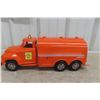 Image 6 : Tonka State Highway Dept No 16 Tanker Truck Pressed Steel 1957 16" Professionally Restored