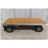 Image 17 : Fred + Hampson Smith Miller Kenworth Flatbed Truck w/ Metal Pup Trailer 1970s 37" Long No 1200 of 1