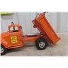 Image 14 : Tonka State Highway Dept Hydraulic Dump Truck with Snowplow Pressed Metal 1956 or 1957 15"