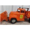 Image 9 : Tonka State Highway Dept Hydraulic Dump Truck with Snowplow Pressed Metal 1956 or 1957 15"