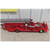 Image 10 : Doepke Model Toys Rossmoyne Ariel Ladder Truck Pressed Steel 1950s 33" Long