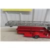 Image 13 : Doepke Model Toys Rossmoyne Ariel Ladder Truck Pressed Steel 1950s 33" Long