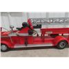 Image 3 : Doepke Model Toys Rossmoyne Ariel Ladder Truck Pressed Steel 1950s 33" Long