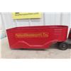 Image 4 : Otaco Minnitoy Mini Transport Truck and Trailer Pressed Steel 1940s or 1950s 27" Long