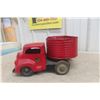 Image 6 : Otaco Minnitoy Mini Transport Truck and Trailer Pressed Steel 1940s or 1950s 27" Long