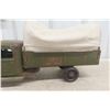 Image 3 : Buddy L Army Transport Truck Pressed Steel 1940s or 1950s 20" Long