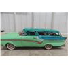 Image 1 : Bandai Ford Fairlane Station Wagon Friction Tin Litho 1950s 12" Long