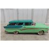 Image 5 : Bandai Ford Fairlane Station Wagon Friction Tin Litho 1950s 12" Long
