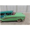 Image 6 : Bandai Ford Fairlane Station Wagon Friction Tin Litho 1950s 12" Long