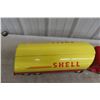 Image 14 : Otaco Minnitoy Shell Tanker Truck and Trailer Pressed Steel 1940s or 1950s 28" Long - Professionall