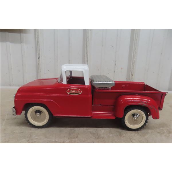 Tonka Pickup Truck Pressed Steel 1960s Stepside 12 1/2" Long