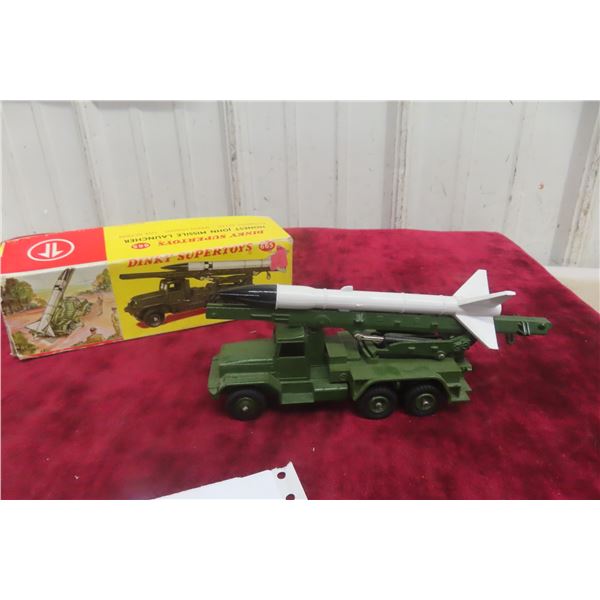 Dinky Supertoys No 665 Honest John Missile Launcher 1960s 1/43 Scale in Box