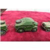 Image 10 : 10 Dinky Military Tanks Jeeps Guns Plus