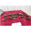Image 1 : 10 Dinky Military Tanks Jeeps Guns Plus