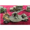 Image 7 : 10 Dinky Military Tanks Jeeps Guns Plus