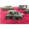 Image 7 : 9 Corgi Military Tanks Trucks Jeeps Guns