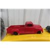 Image 12 : Structo Auto Transport Car Carrier 1950s Pressed Steel Plus 3 Metal Cars
