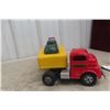 Image 7 : Structo Auto Transport Car Carrier 1950s Pressed Steel Plus 3 Metal Cars