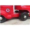 Image 4 : Otaco Minnitoy Texaco Tanker Truck + Trailer Pressed Steel 1940s or 1950s Professionally Restored