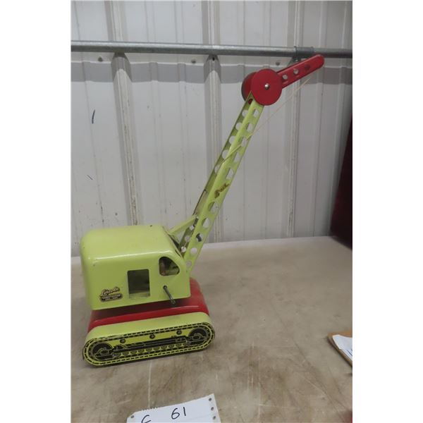Lincoln Pressed Steel DSL Crane 1950s 8" Long 17" Height Dept of Highway
