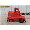 Image 2 : Doepke Model Toy Unit Gione Pressed Steel with Clamshell Bucket 1940s or 1950s 11" Machine, 18" Boo