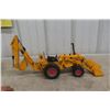 Image 1 : Gescha Made in West Germany Case 580 Construction King Backhoe Die Cast 1/16 Scale 1980s