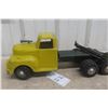 Image 12 : All American Toy Company Timber Toter Log Truck and Trailer 1950s Pressed Steel 30" Long Adjustable