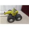Image 15 : All American Toy Company Timber Toter Log Truck and Trailer 1950s Pressed Steel 30" Long Adjustable