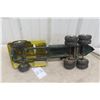 Image 19 : All American Toy Company Timber Toter Log Truck and Trailer 1950s Pressed Steel 30" Long Adjustable