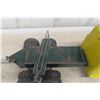 Image 5 : All American Toy Company Timber Toter Log Truck and Trailer 1950s Pressed Steel 30" Long Adjustable