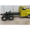 Image 6 : All American Toy Company Timber Toter Log Truck and Trailer 1950s Pressed Steel 30" Long Adjustable