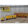 Image 1 : Coca Cola Die Cast 1/25 Scale Truck and Trailer in Box Distributed by Ertl