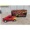 Image 1 : Acme 1941 Red Flamed Willys Gasser Die Cast 1/18 Scale Limited Edition Only 400 Produced
