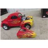 Image 3 : Acme 1941 Red Flamed Willys Gasser Die Cast 1/18 Scale Limited Edition Only 400 Produced