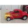 Image 5 : Acme 1941 Red Flamed Willys Gasser Die Cast 1/18 Scale Limited Edition Only 400 Produced