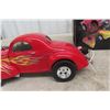 Image 6 : Acme 1941 Red Flamed Willys Gasser Die Cast 1/18 Scale Limited Edition Only 400 Produced
