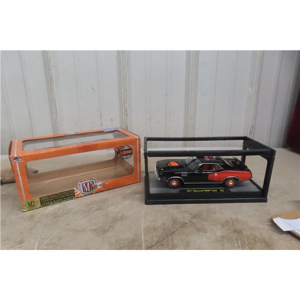 Detroit Muscle M2 1971 Plymouth Hemi Cuda, Die-Cast, 1/24 Scale, in Box