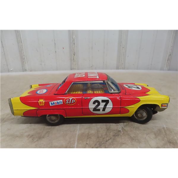 Modern Toys Battery-Operated Tin Litho Stunt Car, 1960s, 11" Long