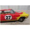 Image 2 : Modern Toys Battery-Operated Tin Litho Stunt Car, 1960s, 11" Long