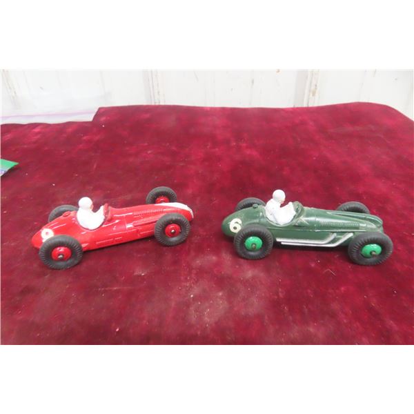 2 Dinky Race Cars: No. 236 Cooper Bristol (1954–1960) and Maserati, 1/43 Scale