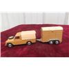 Image 1 : Corgi No. 102 Land Rover with Rice Pony Trailer, 1/43 Scale (1958–1968)