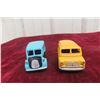 Image 4 : 2 Dinky Vehicles: No. 465 Morris Commercial Van (1959) and Bedford 10 CWT Van (1954–1956), 1/43 Sca