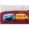 Image 5 : 2 Dinky Vehicles: No. 465 Morris Commercial Van (1959) and Bedford 10 CWT Van (1954–1956), 1/43 Sca