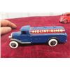 Image 3 : Dinky Pre War 25D Petrol Tank Wagon 1930-1950 Redline Glico 1/43 Scale