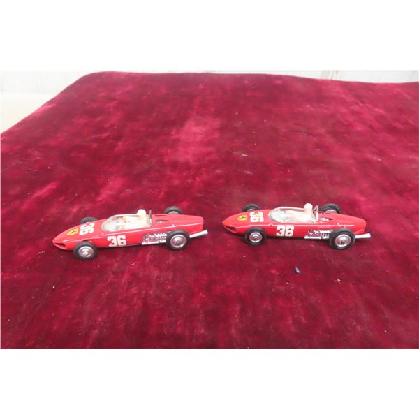 2 Corgi No. 154 Ferrari Formula Cars (1963 and No. 72), 1/43 Scale